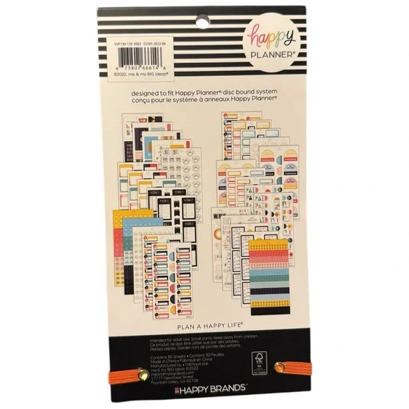 Happy Planner 1152 piece Vibrant Budget Sticker Collection NEW - Picture 10 of 10